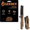 imageGerber Gear Fastball Cleaver  Durable Folding Knife with Lock  Premium EDC Gear  3quot Flat SageCoyote Brown