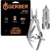 imageGerber Gear MultiPlier 600  14in1 Multitool with Sheath Needlenose Pliers Screwdriver Serrated Knife Wire Crimper Bottle Opener Can Opener ampamp More  Stainless Steel