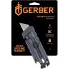 imageGerber Gear Prybrid Utility Knife with Pry Bar EDC MultiTool Pocket Razor Knife with Retractable Blade GreenBlue