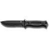 imageGerber Gear StrongArm  FixedBlade Camping ampamp Hunting Knife with Striking Pommel ampamp Sheath  Premium Survival Gear  Black Plain EdgeSerrated Black