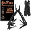 imageGerber Gear Suspension 12in1 EDC MultiPlier Multitool with Pocket Knife Needle Nose Pliers Wire Cutters and More Gifts for Men Camping and Survival GreyBlack