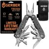 imageGerber Gear Truss 17in1 Multitool with Pocket Knife and Needle Nose Pliers  Gifts for Men Compact EDC Gear Black with Standard SheathGray Standard Sheath