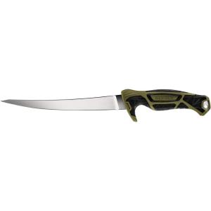 imageGerber Controller 8quot Freshwater Fish Fillet ampamp Boning Knife ampamp Sheath with Built In Sharpener 31003340GreenBlack
