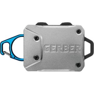 imageGerber Gear Defender Rail  Retractable Salt ampamp Freshwater Fishing Tether with Side Release Lock  Premium Fishing Gear  Flat SageCYAN