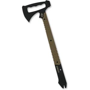 imageGerber Gear Downrange Tactical Tomahawk Survival Multitool Camping Axe with Hammer Head and Steel Pry Bar Includes Sheath with Integrated Molle Straps