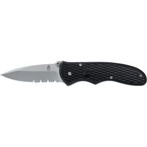 imageGerber Gear FAST Draw Pocket Knife EDC Assisted Opening Folding Knife Serrated Edge