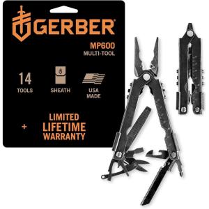 imageGerber Gear Gear MultiPlier 600  14in1 Bladeless Multipurpose Tool with Screwdriver Needlenose Pliers Can Opener Wire Cutter ampamp More  Survival ToolsNeedle Nose Pliers MultiTool
