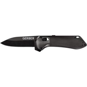 imageGerber Gear Gerber Highbrow Compact Folding EDC Pocket Knife 28quot Drop Point Serrated Edge Blade for Camping Hunting and Survival GreyBlack