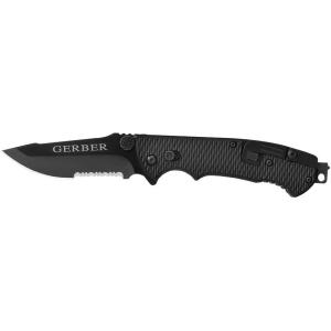 imageGerber Gear Hinderer CLS Tactical Pocket Knife 35quot Serrated Blade EDC Folding Knife Survival and Camping Gear