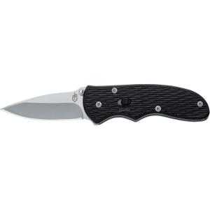 imageGerber Gear MiniFast Draw Knife Assisted Opening Fine Edge 2241526 Black  Stainless