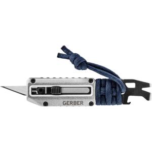 imageGerber Gear Prybrid Utility Knife with Pry Bar EDC MultiTool Pocket Razor Knife with Retractable Blade GreenMultiTool  ParacordBlue