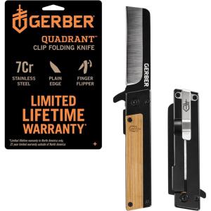 imageGerber Gear Quadrant Clip Pocket KnifeBamboo