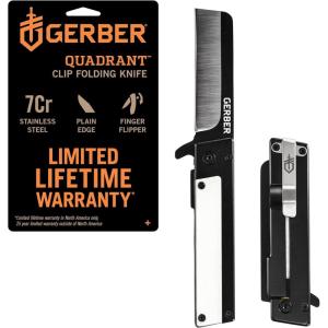 imageGerber Gear Quadrant Clip Pocket KnifeWhite G10
