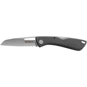 imageGerber Gear SharkBelly Knife 325quot Serrated Edge Folding Knife EDC Gear and Equipment GreySerrated Edge