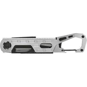 imageGerber Gear Stake Out 11in1 Multitool  22quot Plain Edge Blade Tent Stake Puller Carabiner Carry  EDC Gear and Equipment  BronzeSilver