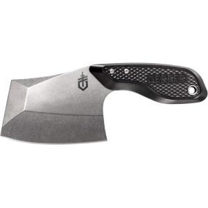 imageGerber Gear TRITip Mini Cleaver Fixed Blade Camping Knife with Molle Sheath for Survival and BushcraftingBlack