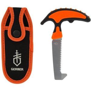 imageGerber Gear Vital Pack Compact Saw Stainless Steel Sawtooth Blade for Camping Hunting and Hiking with SheathPack Saw