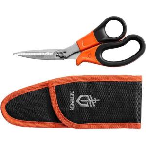 imageGerber Gear Vital Pack Compact Saw Stainless Steel Sawtooth Blade for Camping Hunting and Hiking with SheathTakeAPart Shears