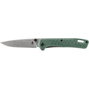 imageGerber Gear Zilch Folding Pocket Knife 31 Inch Plain Edge Blade BlackBaltic Haze