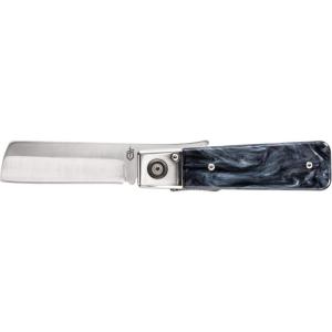 imageGerber Gear Jukebox EDC Folding Pocket Knife with Straight Edge Flipper Blade for Everyday Carry Gifts for Men Tortoise ShellMarble
