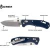 imageGerber Gear Assert Magnacut  Deep Carry Pocket Clip Knife for Camping Hiking Adventure  EDC Utility Tool  Stainless Steel Blade  Textured Grip  Blue