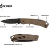 imageGerber Gear LST Ultra  Lightweight EDC Knife  Survival Tactical Tool for Hiking Camping ampamp Outdoor  Compact Folding Pocket Knife  Stainless Steel Blade  GrayCyber