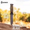 imageGerber Gear StrongArm Magnacut  Fixed Blade Survival Tactical Knife for Camping Outdoor Hunting  Ergonomic Ambidextrous Utility Tool  Coyote Brown