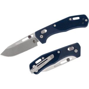 imageGerber Gear Assert Magnacut  Deep Carry Pocket Clip Knife for Camping Hiking Adventure  EDC Utility Tool  Stainless Steel Blade  Textured Grip  Blue