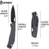 imageGerber Gear LST  EDC Pocket Knife  Survival Tactical Tool for Travel Camping ampamp Outdoor Adventure  Lightweight ampamp Compact Folding Knife  Stainless Steel Blade  GrayGray