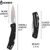 imageGerber Gear LST  EDC Pocket Knife  Survival Tactical Tool for Travel Camping ampamp Outdoor Adventure  Lightweight ampamp Compact Folding Knife  Stainless Steel Blade  GrayBlack