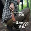 imageGerber Gear Terracraft  Fixed Blade Survival Tactical Knife for Bushcraft Camping Outdoor ampamp Hunting  Heavy Duty Full Tang Knife with Premium Leather Sheath  Made in USA  GrayGray